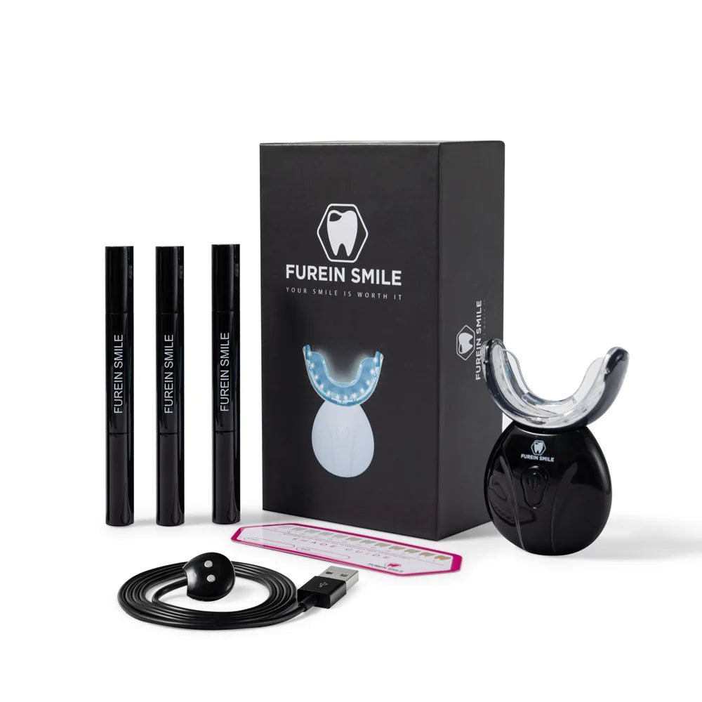 CE Professional Teeth Whitening Kit with 4 Dental Whitening Gels 6%hp LED Laser Machine 32 LED Light Teeth Whitener