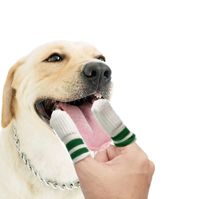 Luxury Nylon Finger Toothbrush for Dogs Easy Oral Hygiene Solution Furries Friend