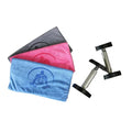 Custom Laser Embroidered Logo Microfiber Fitness Towel Low MOQ Colorful Gym Beach Towel