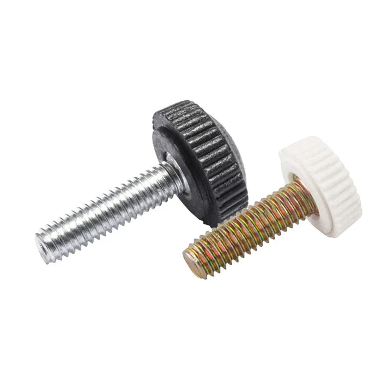 M3X10 Plastic Thumb Screws Round Head Knurled Grips Screws