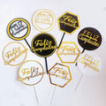 Custom Round Spanish Happy Birthday Acrylic Cake Topper for Cake Decorating