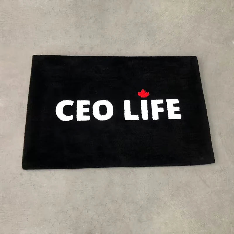 Designer Modern Rugs Handmade Custom Tufted Carpet Design logo Luxury Floor Rug