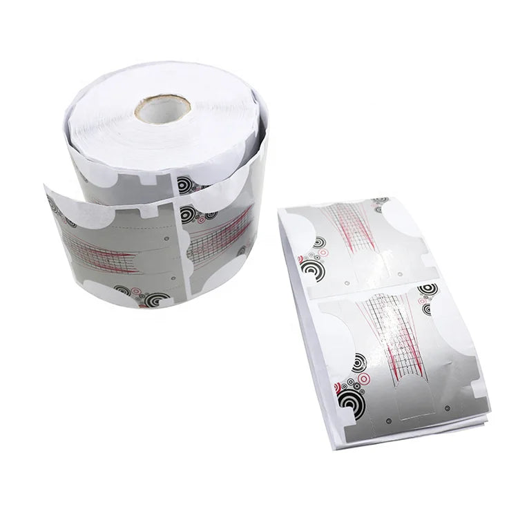 New Arrival Gray Phototherapy 100/500PCS Nail Paper Form Extension