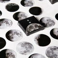 45pcs Per Pack Moon Phase Planet Creative Boxed Sticker DIY Dairy Decorative Stickers Personalized Scrapbooking Sticker