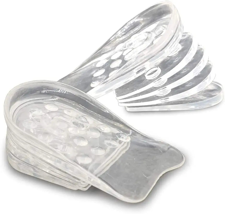 Wholesale Adjustable 5-Layer Height Increase Insoles Silicone Heel Cushion Inserts for Men and Women