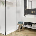 Self-Adhesive Home & Office Frosted Glass Window Film Water-Resistant Privacy Film for Bathroom Use