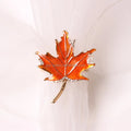 Wholesale Metal Wedding Diamonds Maple Napkin Ring
