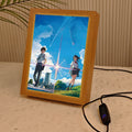 Hot Selling Anime Your Name Lighting Painting Photo Frame Wholesale