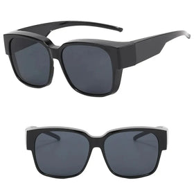 Customizable Brand Logo Retro Square UV Protected Polarized Sunglasses Male and Female Unisex Sunglasses