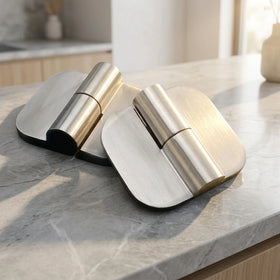 Heavy Duty RB896 Public WC Partition Hardware Accessories 304SS Stainless Steel Toilet Cubicle Door Hinges for Compact Board