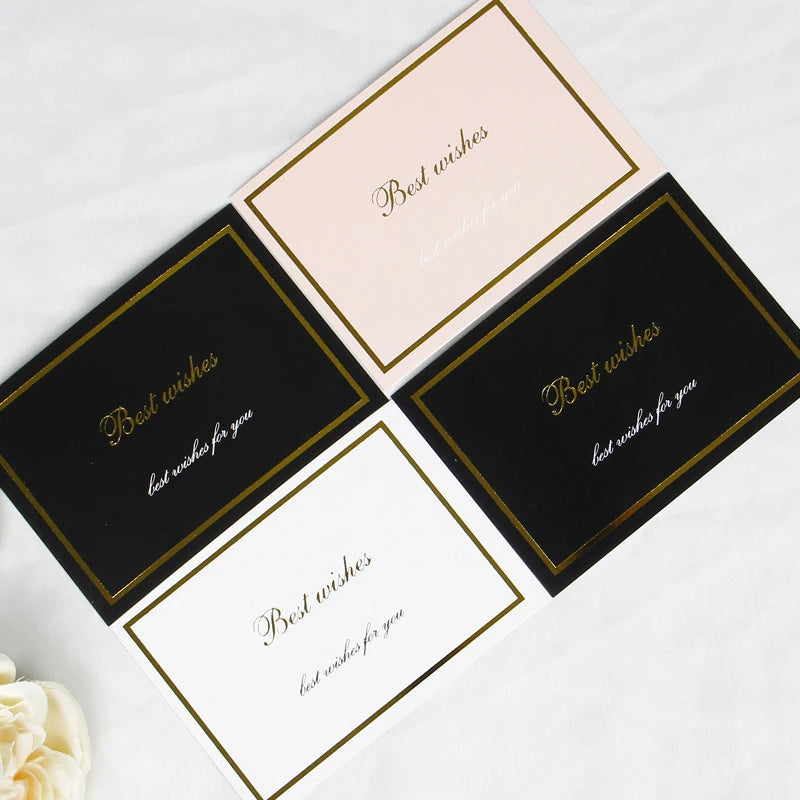 20Pcs/Set Greeting Thank You Card Wedding Birthday Party Invitations Flower Shop Gift Blank Card