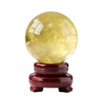 Wholesale Natural Crystal Citrine Ball Healing Gemstone Quartz Sphere for Gift Ornament