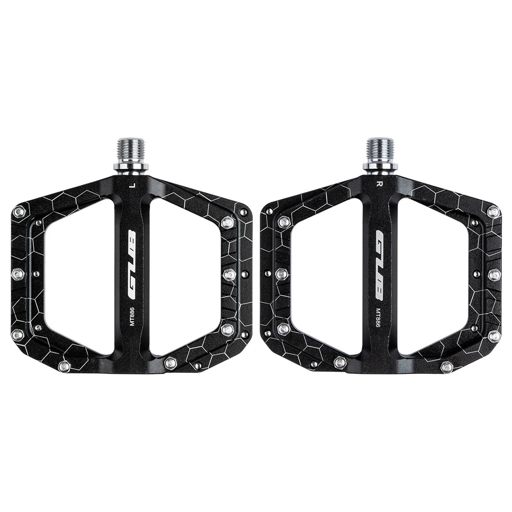 GUB 2021 New Bicycle Pedal Aluminum Alloy DU+ Bearing Is Suitable for BMX MTB Mountain Bike Pedal Bike Accessories