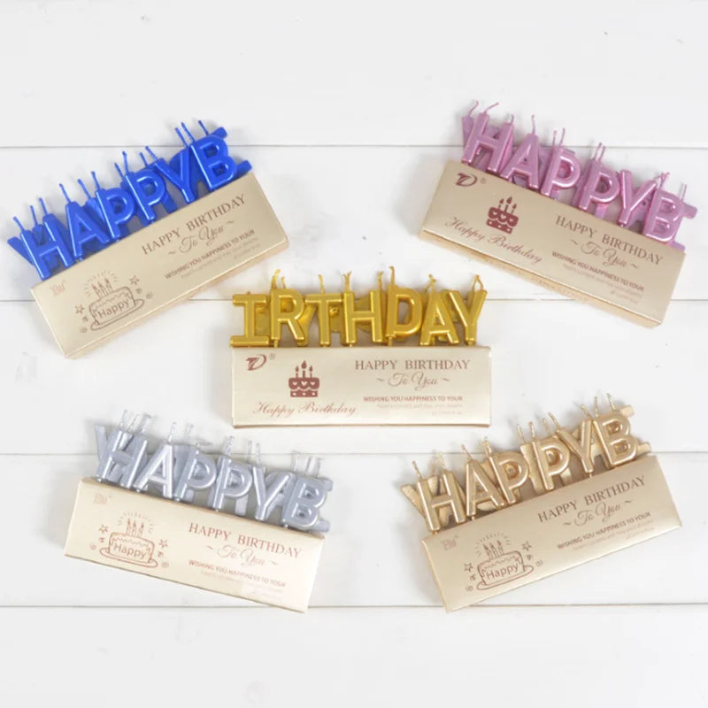 Golden Silver Thread Small Candle Flame Tea Light Cake Decoration Birthday Candle