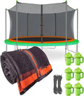 Wellshow Trampoline Net Replacement Round Safety UV Resistant Weather Resistant Breathable Durable Net