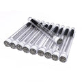 Custom Logo Eyelash Extension Mascara Spoolie Cleaning Brush Disposable Keychain Lash Cleansing Brush in Tube