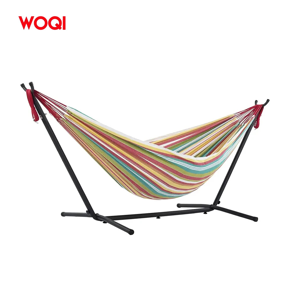 WoQi Best Selling Lightweight Easy to Move Garden Hammock Stand Swing Hammock with Stand for Aerial Yoga