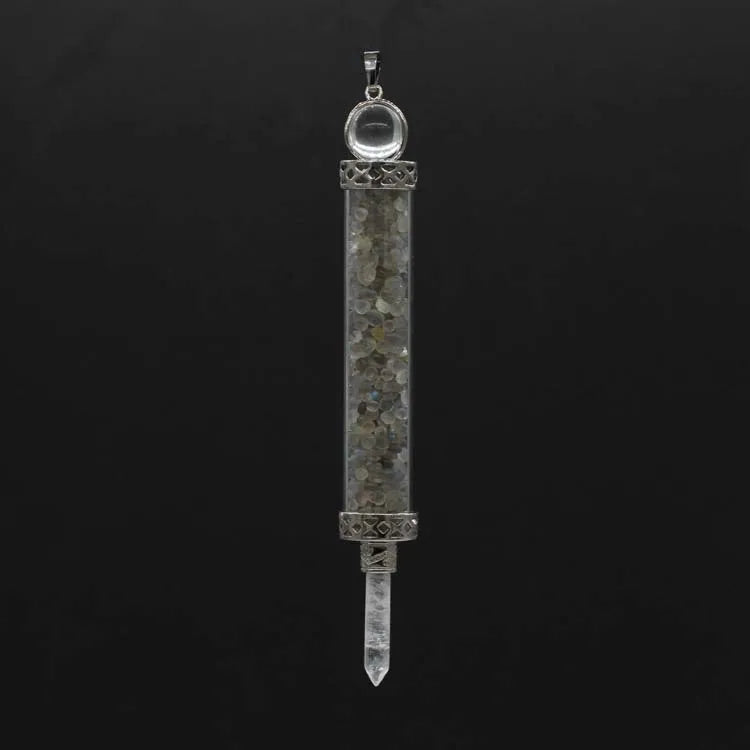 2026 Natural Crystal Quartz Plane Healing Wands : Labradorite  Plane Healing Wand Pendants for Sale