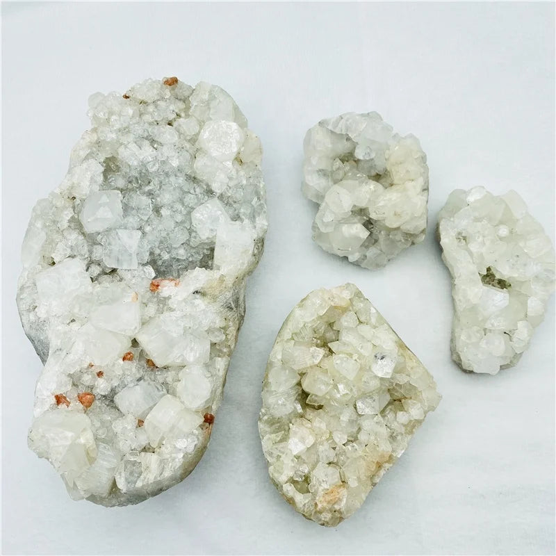 Wholesale Natural Apophyllite Cluster Crystal Quartz Calcite Cluster for Decoration