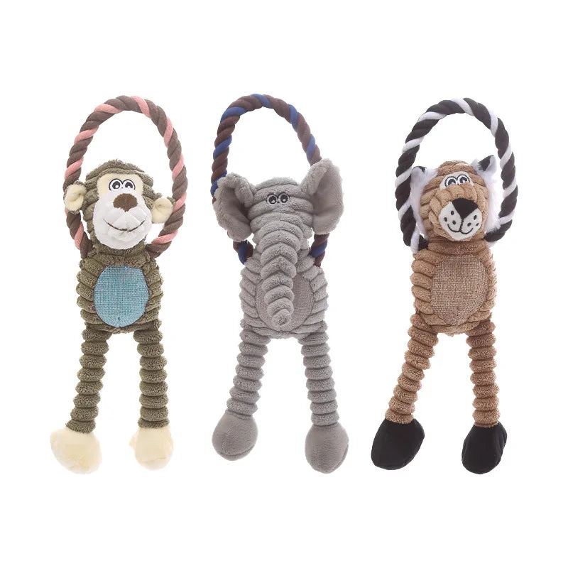 Wholesale New Dog Tug Toy RUNPIN G016 Dog Ropes Chew Toys Plush Dog Toy