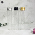 Food Grade Good Quality Glass test Tube with Lid 50 ml