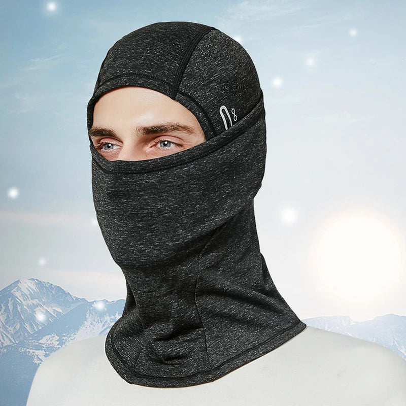Custom Outdoor Bonnets Warm Motorcycle Cycling Mask Hoodies Men Winter Balaclava Hat With Scarf