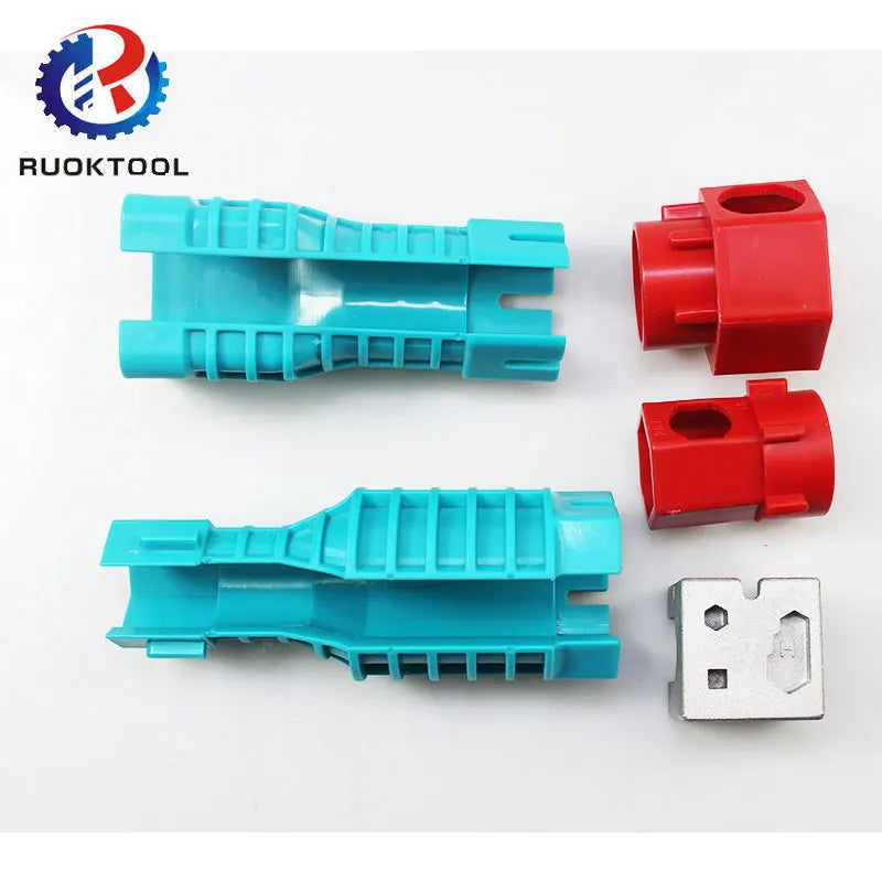 24 in 1 Adjustable Basin Wrench Plumbing Sink Flume Faucet Nut Tap Spanner Tool Sink Wrench for Toilet Bowl