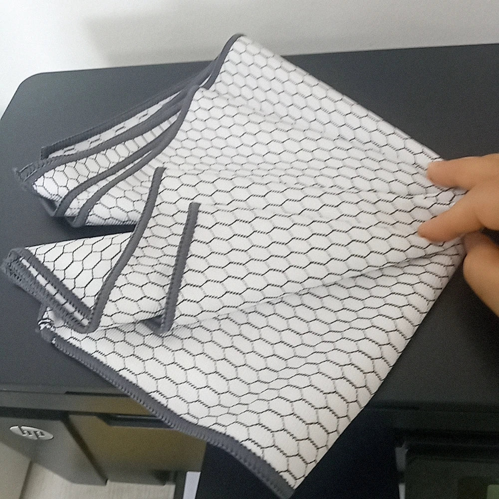 Microfiber Scratch Glass Microfiber Cloth for Cleaning for Glass Mirrors Windows and Other Household Cleaning MegaBDM