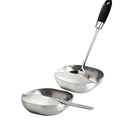 Stainless Steel Soup Ladle Holder Spoon Rest Bowl for Stove Top Kitchen Utensil Stand Spatula Chopstick Rest Drip Catcher