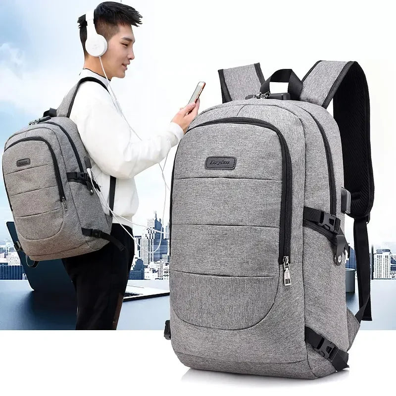 2023 Laptop Backpack College School Bag for Men Anti Theft Computer Bag with USB Charging Port Business Bag Fit Notebook
