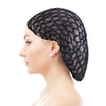 Wholesale Custom Hair Net Snoods Sleeping Mesh Soft Rayon Knit Crochet Hairnet Long Short Curls Hair Cover Accessory for Women
