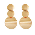Disc Statement Earrings 2022Geometric Earrings for Women Round Dangle Earrings Drop Modern Art Jewellery