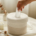 Handmade Modern Cotton Thread Woven Toilet Paper Storage Basket Creative Multifunctional Napkin Dining Table Accessory for