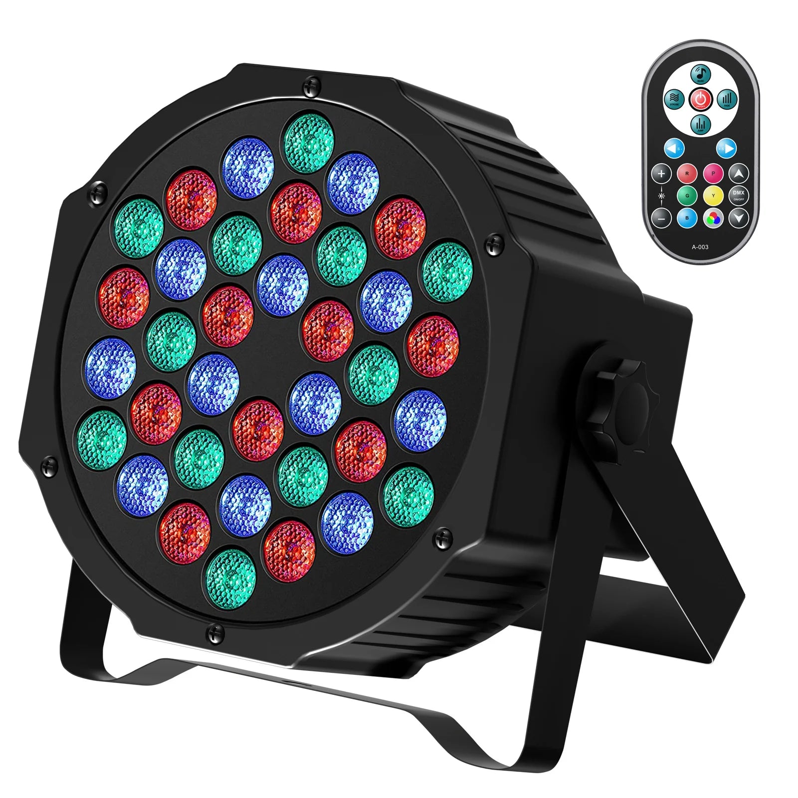 36 LEDs RGB PAR Light Remote Controller Stage Lighting for Party Disco DJ KTV Stage Par Lights