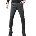 New Clothes Casual Man Formal Pants Design Check Skinny Men Trousers