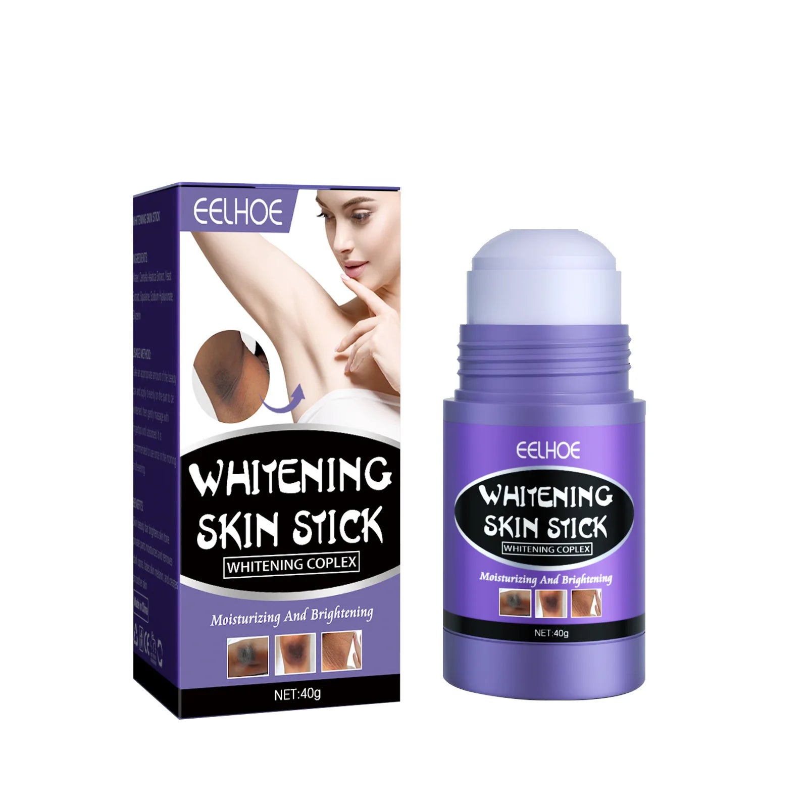 Private Label  Custom Logo  Ski Stick Moisturizing and Brightening Underarm Whitening Skin Whitening Body