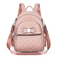 Executive Shoulder Crossbody Trendy Fashion Waterproof Medium Hiking Black Pu Leather Anti Theft Zipper Small Backpack Women