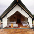 Large Safari Outdoor Teepee Shell Customized Hotel Tent
