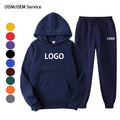 Factory NAVY Plus Size Men's Sweatpants Sweatshirts Pants Hoodies Sets Jogger Sport Blank Plain Custom Oversized Mens Track Suit