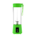 USB Rechargeable Mini Electric Portable Juicer 6 Blades Multifunctional Copper Plastic Body Fruit Blender for Household Hotels