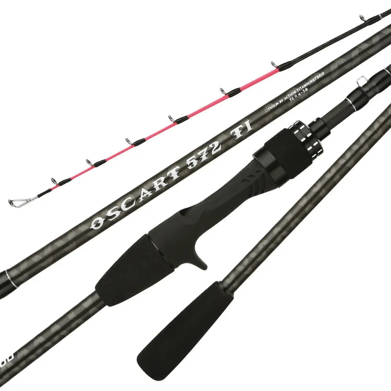 1.7m Carbon Fishing Rod for Octopus Squid 1.7m Titanium Alloy Casting Fishing Rod