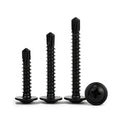 #6 #7 #8 #10 #12 M4.2 M4.8 Black Stainless Steel 410 Sheet Metal Tek Screw Phillips Modified Truss Head Self Drilling Screws