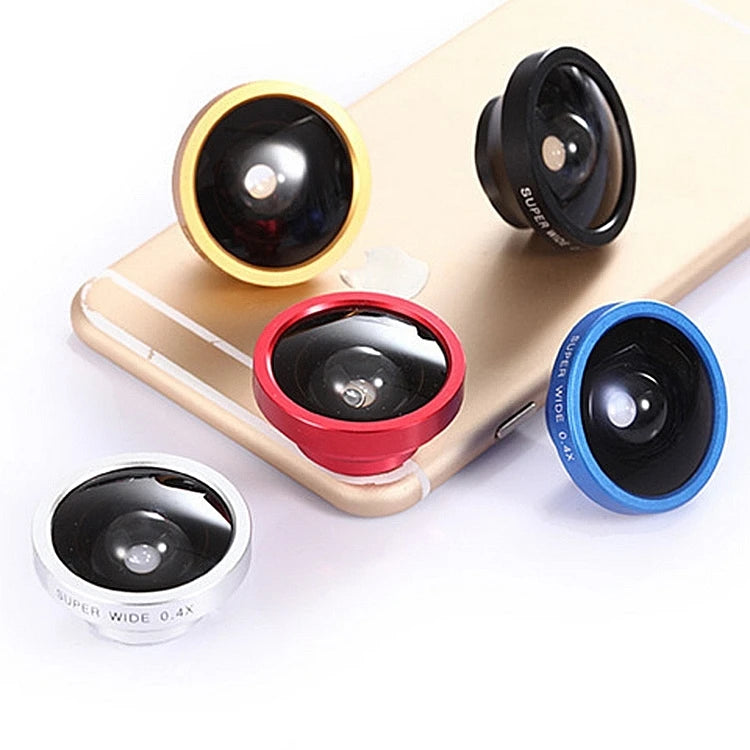 Factory Price Fish Eye 0.4X Micro Lens Kits Clip Factory Price Universal Super Wide Angle Mobile Phone Camera Lens