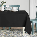 Wedding Party Restaurant Banquet Rectangle Black Tablecloth