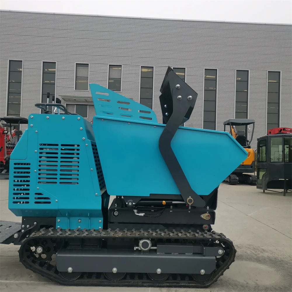 Hot Sale Cheap Price Hydraulic Mini Dumper HT500 500Kg Diesel Gasoline Lift Crawler Small Dump Hydraulic for Sale