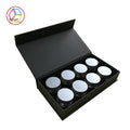 Customized Handmade Luxury Magnetic Logo Rigid Cosmetic Boxes Matte Finish Paper Packaging Inserts Skin Care UV Advantage