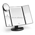 SM241 Rechargeable Smart Room Mirrors square Shape Led Makeup Mirror