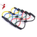 Regail Yoga Gym Fitness Resistance 8 Word Chest Expander Rubber Tubing Pull Rope Workout Muscle Elastic Bands