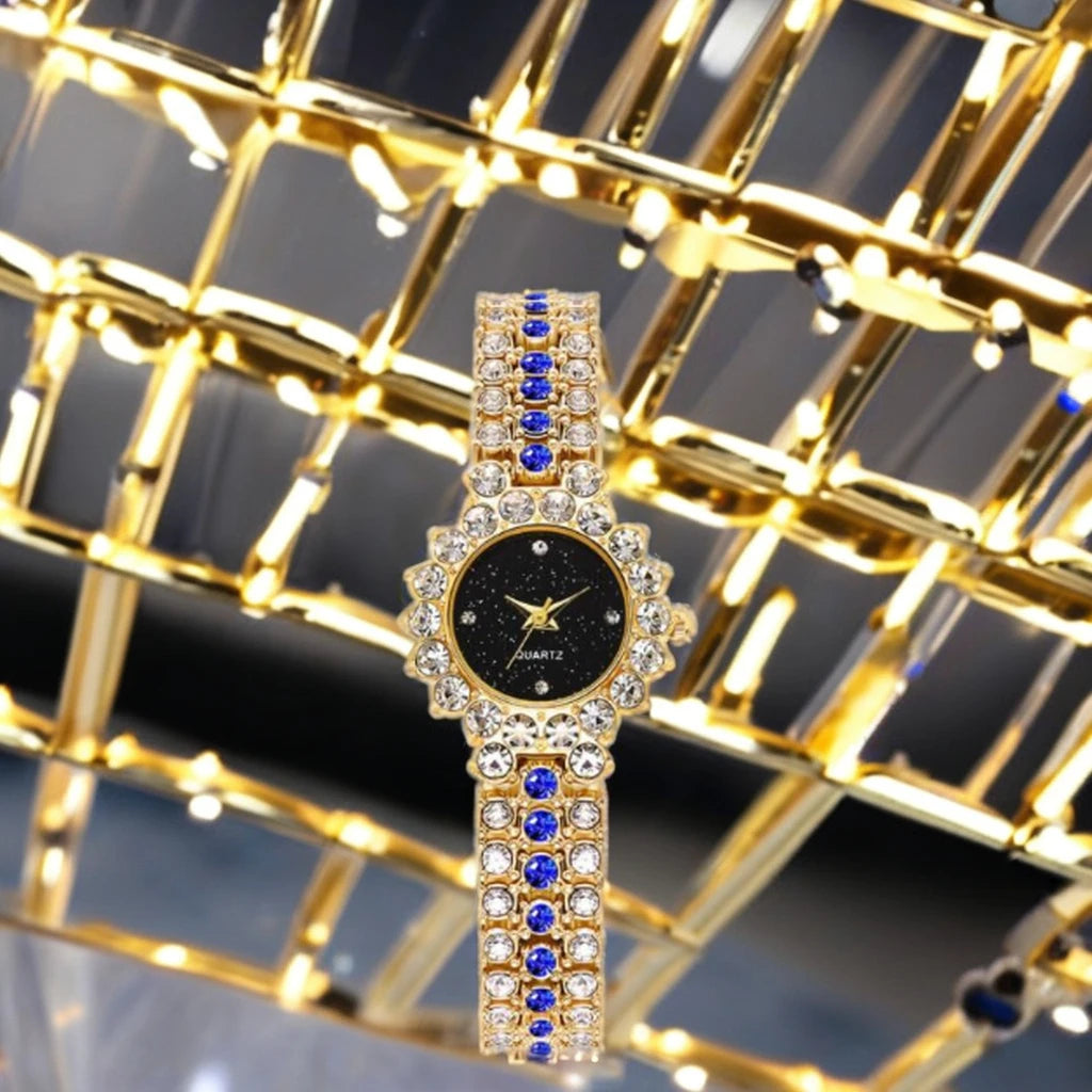 Fashion Women Watch with Diamond Luxury Ladies Casual Bracelet Crystal Watches Relogio Feminino
