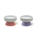 Raised Ceramic Pet Feeder Elevated Dog Cat Food Bowl Non Slip Pet Feeding Dish for Daily Use MegaBDM